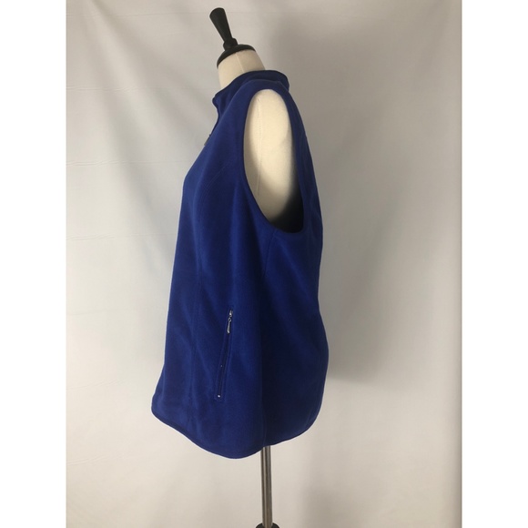 Karen Scott Plus Size 1X Womens Fleece Vest - Picture 4 of 5